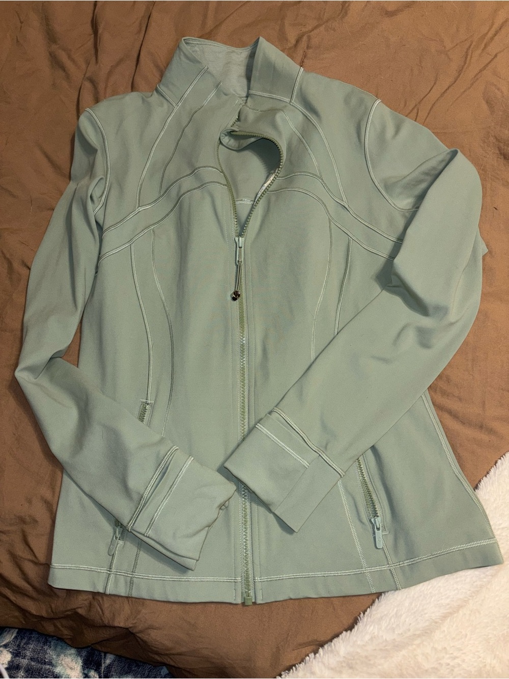 lululemon athletica Sage Green Full-Zip Utility Jacket